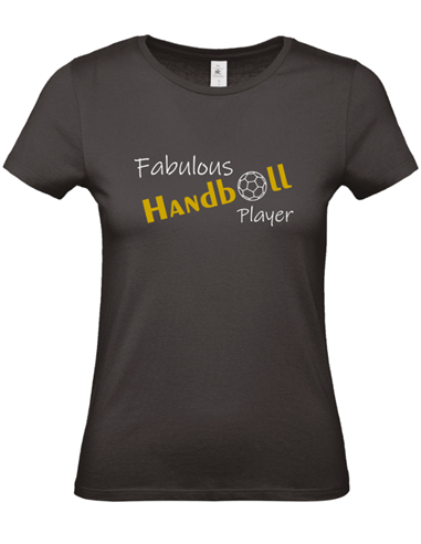FABULOUS HANDBALL PLAYER T-SHIRT DAMES